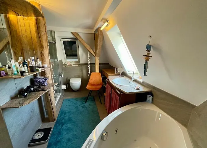 Appartamento Luxus Penthouse 100qm Mit Sauna, Whirlpool, Terrasse, Garage, Ruhig Und Zentral *