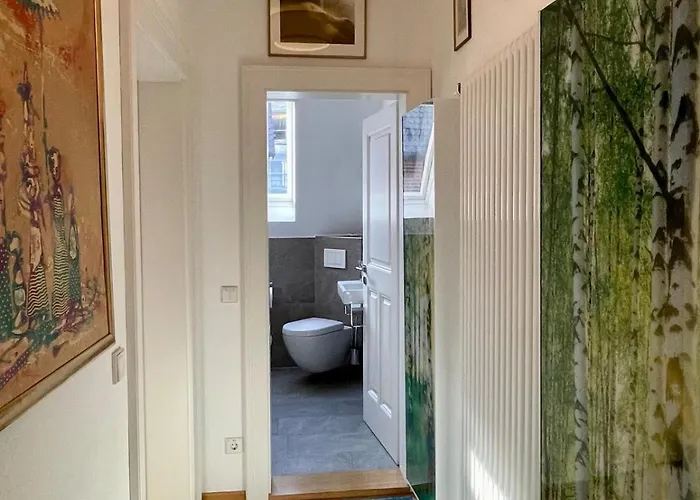 Appartamento Luxus Penthouse 100qm Mit Sauna, Whirlpool, Terrasse, Garage, Ruhig Und Zentral *